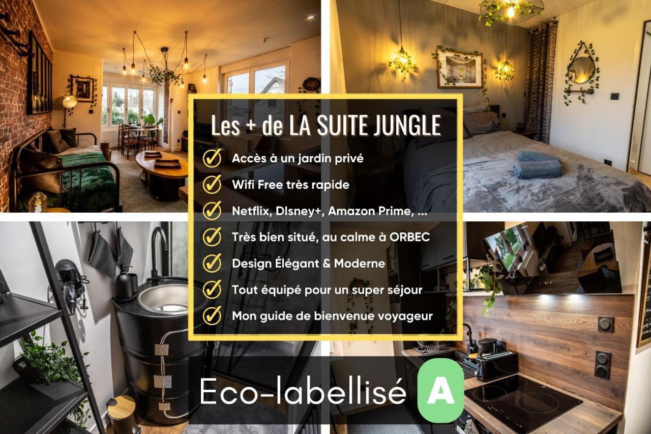 Suite Indus - Jardin, Netflix Et Parking - Le Manoir Aux Pommes Orbec Екстер'єр фото